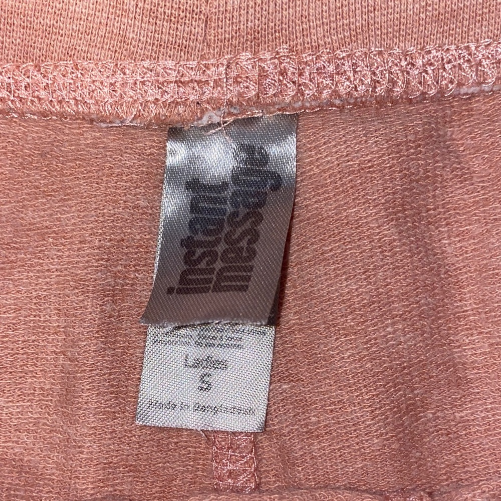 Women's Pink Casual Shorts - Picture 2 of 4
